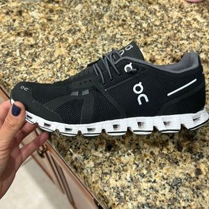 On cloud running shoes